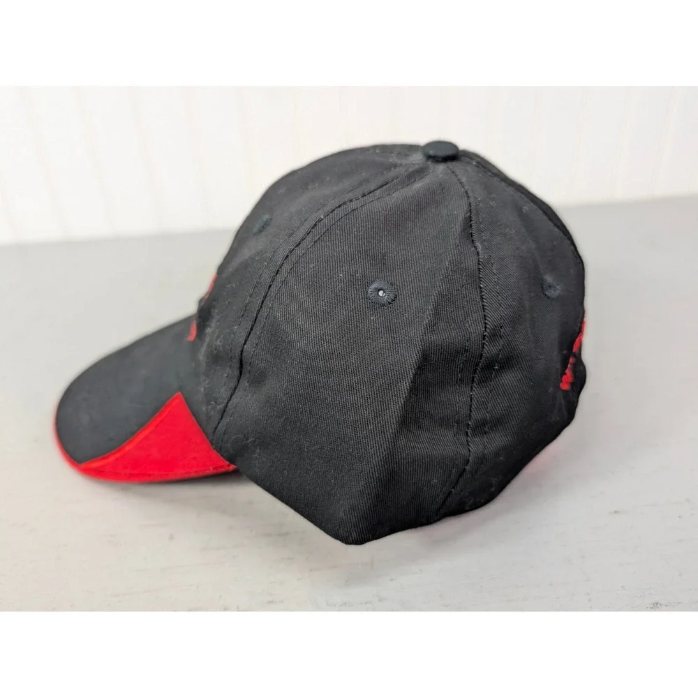 Casino‎ Royale St. Maarten Baseball Cap Men's Embroidered Red Black Adjustable